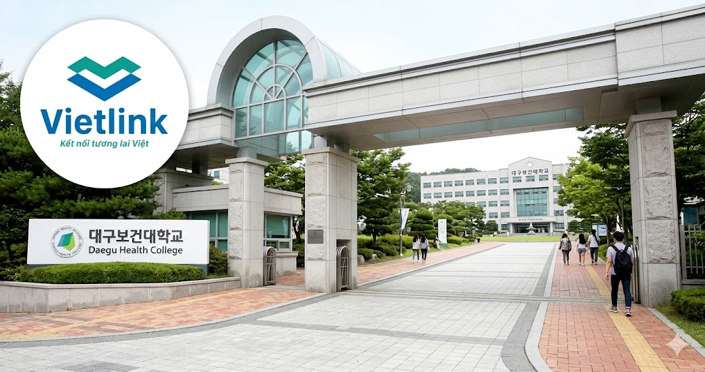 Cao đẳng Y tế Daegu Hàn Quốc: Ngành Y Tế Và Sắc Đẹp 2 cổng Trường Cao đẳng Y tế Daegu