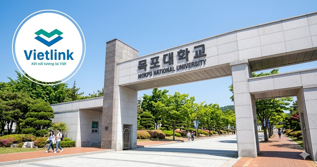 cổng Trường đại học đại học quốc gia Mokpo