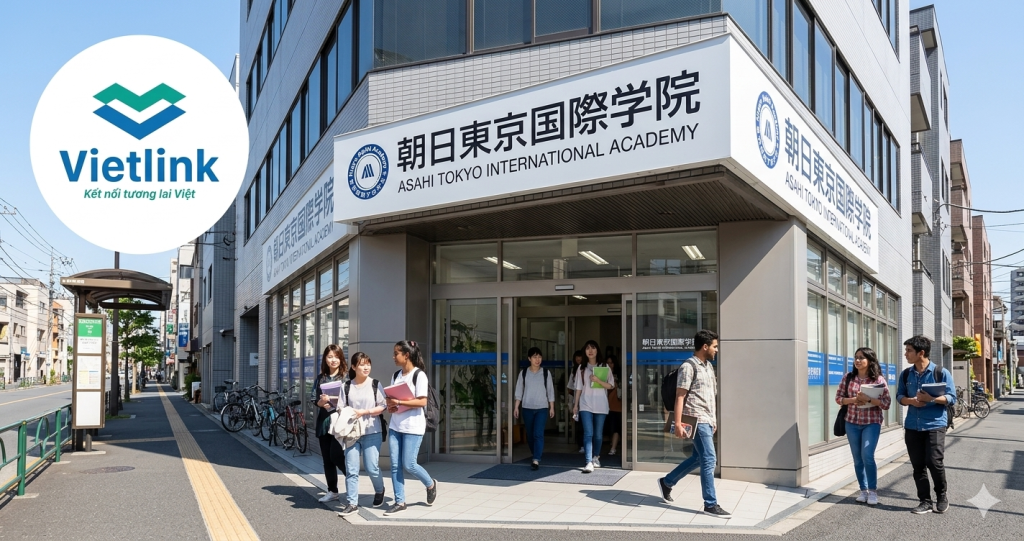 Khuôn viên Học viện quốc tế Asahi Tokyo
