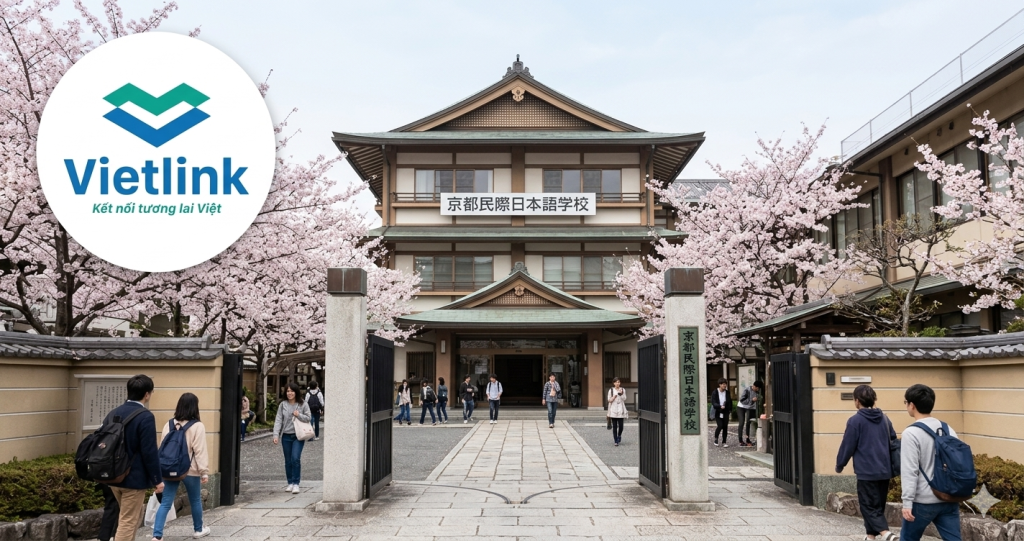 Khuôn viên TRƯỜNG NHẬT NGỮ KYOTO MINSA