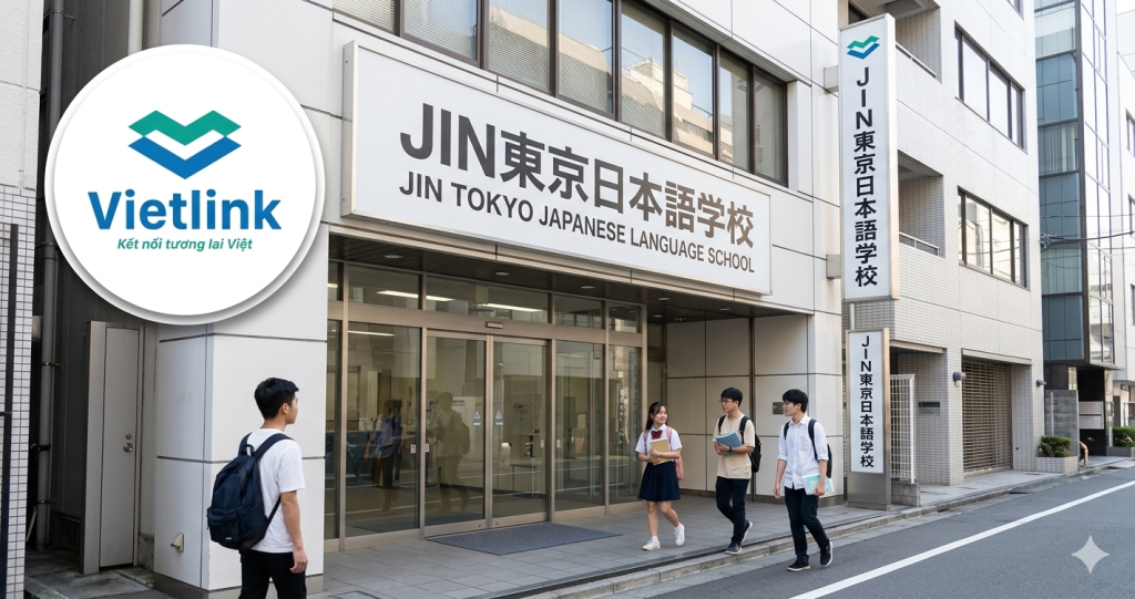 Khuôn viên Trường Nhật ngữ JIN Tokyo