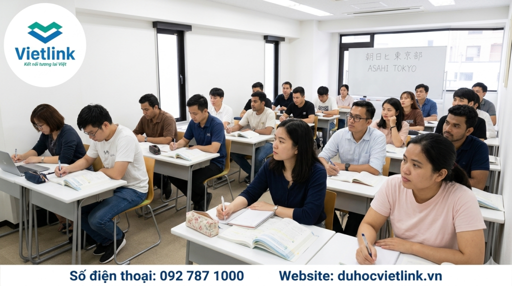 Sinh viên Học viện quốc tế Asahi Tokyo