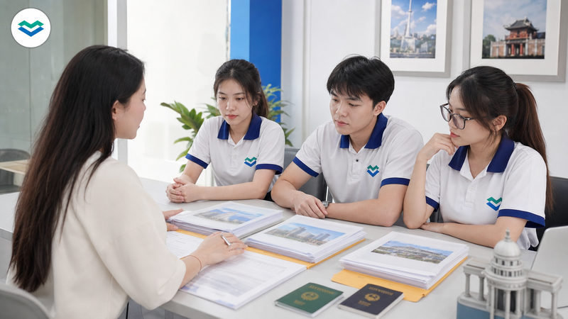 Phỏng vấn visa Hàn Quốc: câu hỏi, hồ sơ, kinh nghiệm 9 Trường top 1, top 2, top 3 ảnh hưởng thế nào đến phỏng vấn visa?